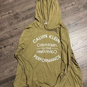 Calvin Klein Sage Green Performance Long Sleeve